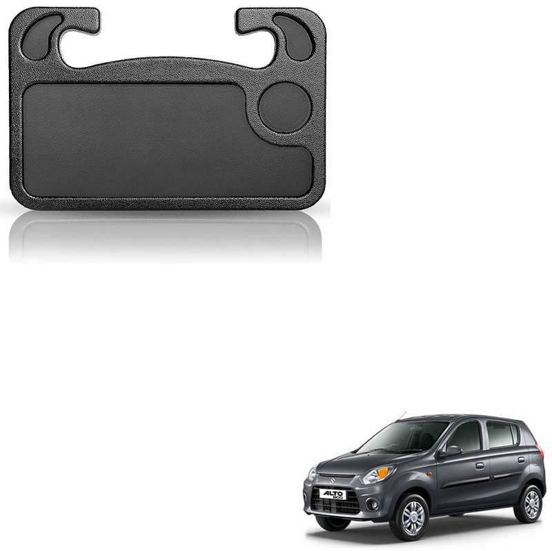 SEMAPHORE Multipurpose Car Steering Wheel Desk Black For Maruti Alto 800 Cup Holder Tray Table