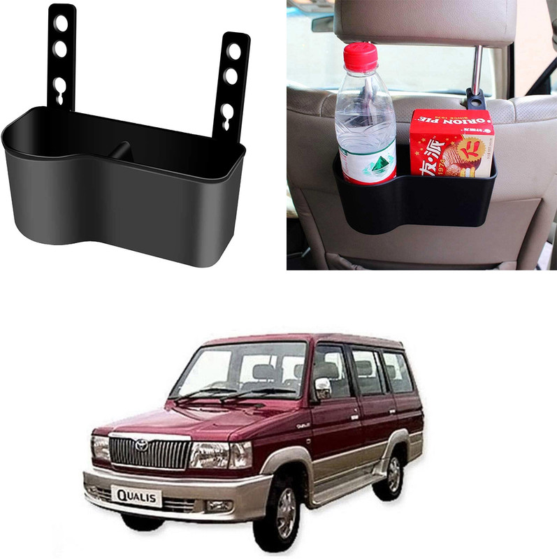 Oshotto (FT-07) Back Seat Cup Holder and Storage Box For Toyota Qualis Tray Table