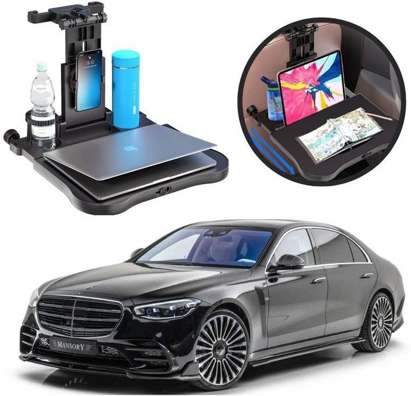 Oshotto Car Back Seat food Tray Table For MERCEDES-BENZ ML-250 350 Cup Holder Tray Table