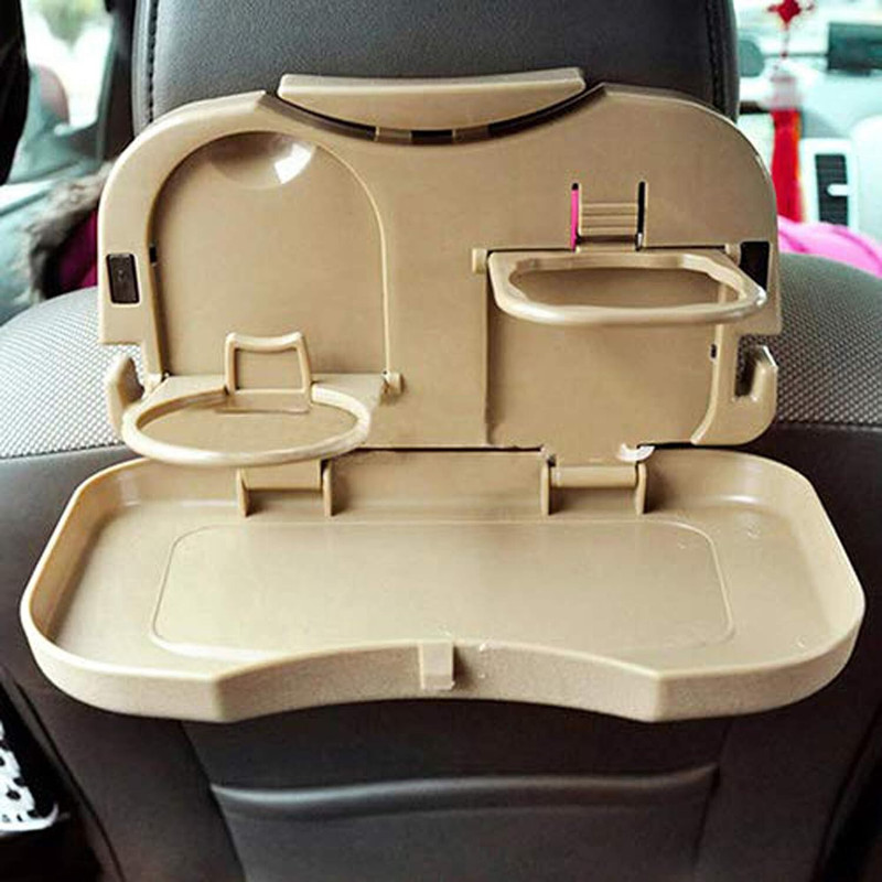 ONSKRI CAR Travel Dining Tray Cup Holder Tray Table