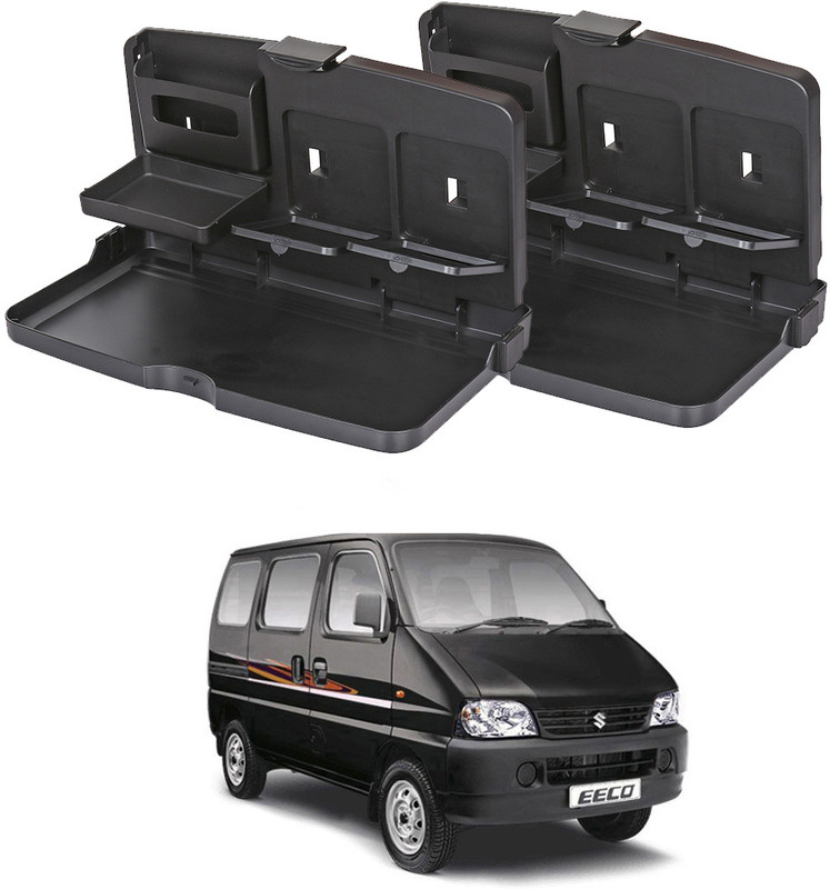 Oshotto FT-02 Food Travel Dining Tray For Maruti Suzuki Eeco/Versa - Set of 2 Cup Holder Tray Table