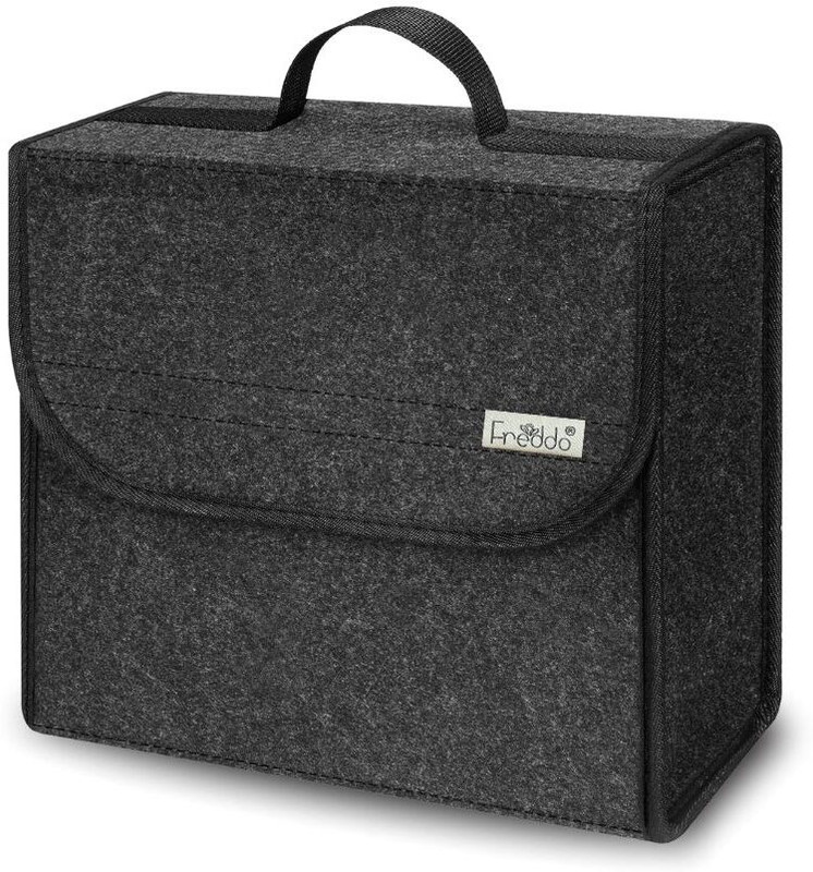 Freddo Car Trunk Organiser Boot Storage Utility Tool Bag - SMALL-Black Color Trunk Organizer(Black)