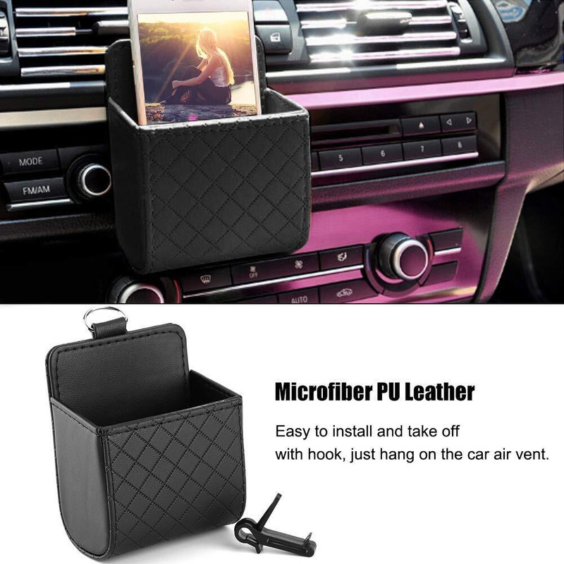 BHADANI SALES Universal Car Air Vent Organizer Trunk Organizer(Black)