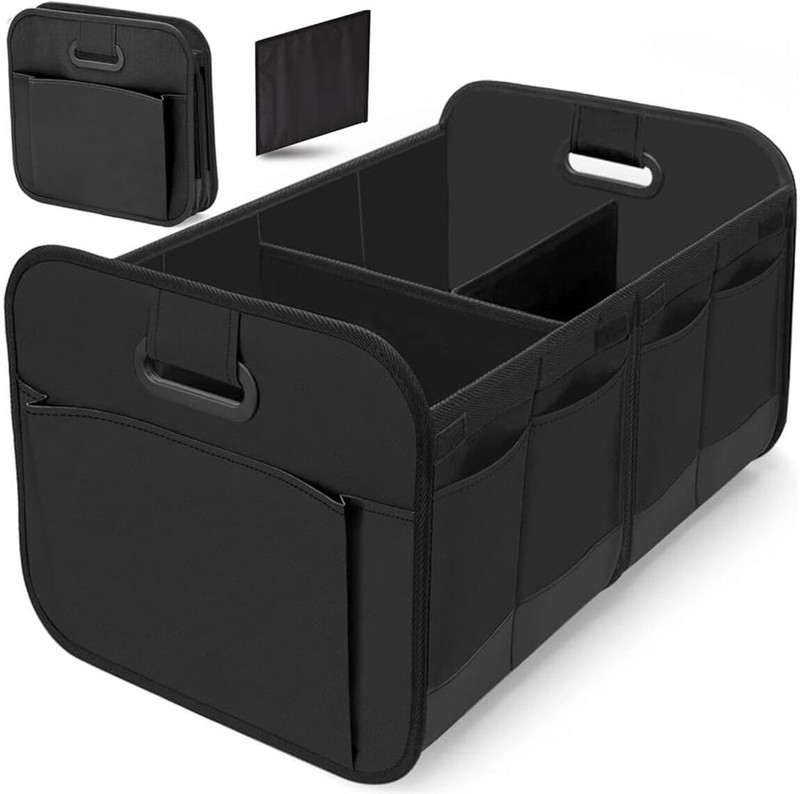 STHIRA Car Trunk Organizer Foldable Box Trunk Organizer(Black)