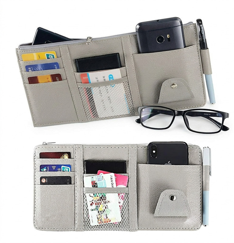 Kittybee CAR SUN VISOR 01 Visor Pouch(Grey)