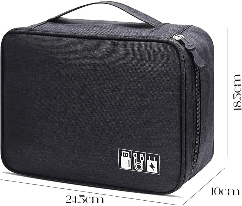 ANJALI CREATIONS CBORG-BLK-01 Trunk Organizer(Black)