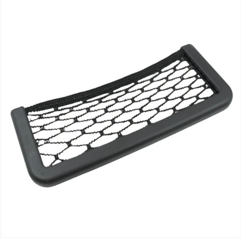 SarvoTeleweb Car Side Seat String | Net Bag Mesh Pocket for Purse Bag Phone Trunk Organizer(Multicolor)