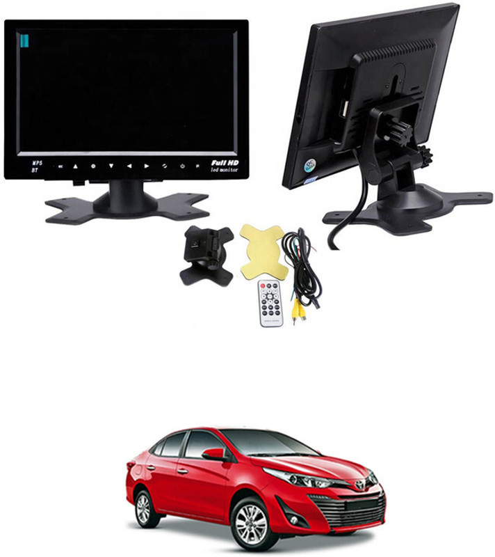 AYW 7inch Rearview LCD/USB Function/Full HD/Remote Control Screen For Yaris Black LCD(18 cm)
