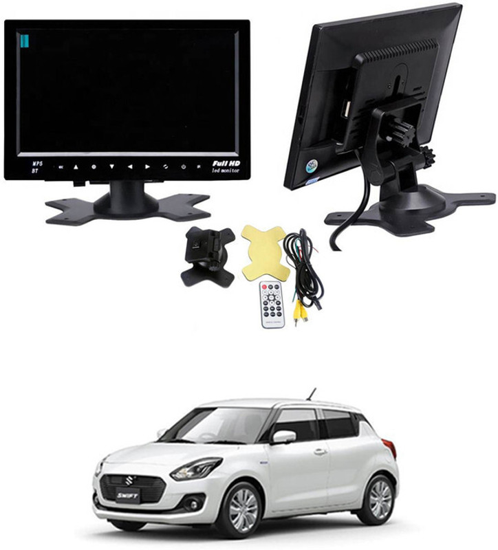 MATIES 7inch Rearview LCD/Full HD/Remote Control Screen For Land Cruiser Prado Black LCD(18 cm)