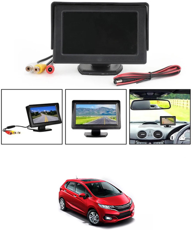 monolive Universal Car Dashboard 4.3Inch TFT Display LCD Monitor Screen-159 Black LCD(11 cm)