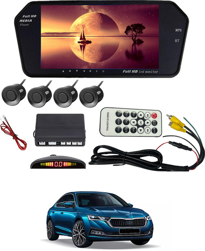 MSNP Universal Black 7inch BT Screen With Black Sensor For Car-198 Black LCD(17 cm)
