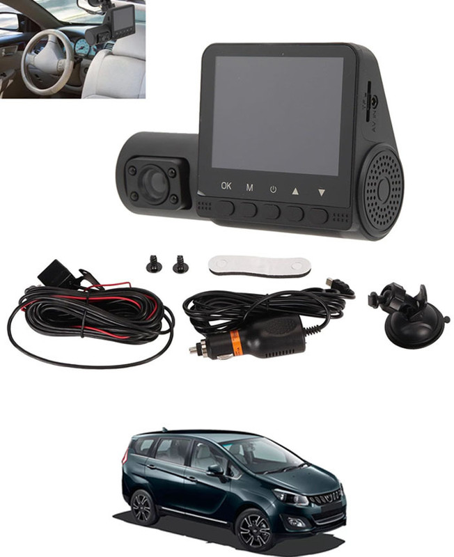 CCMM 2inch 170Degree/Wide Angle Lens Night Vision Black DVR Screen For Car 182 Black LCD(2 cm)