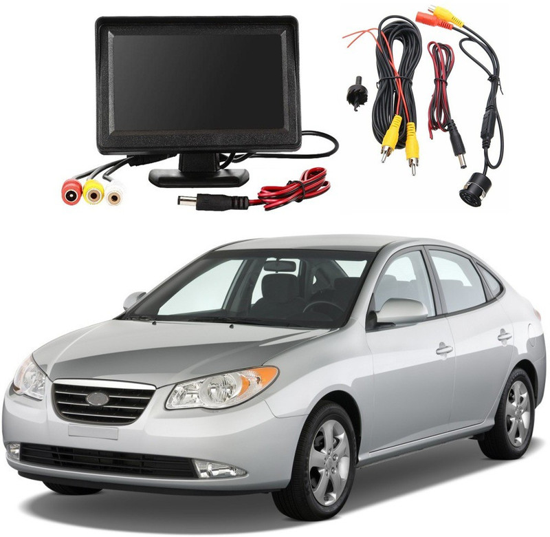 ModifyStyle 4.3inch Display + Parking Camera for Hyundai Elantra (2004 to 2010) Type 1 Black LCD(10.9 cm)