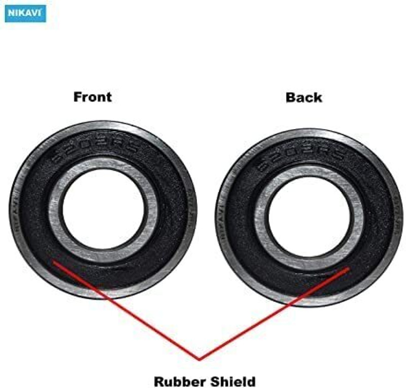 GARGOVERSEAS 6202 2RS RUBBER SEALED BALL BEARINGS 15X35X11MM || 5 PSC || Wheel Bearing