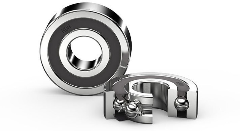 Teniq 10 Pieces - 608 2RS Double Rubber Sealed Ball Bearings Wheel Bearing