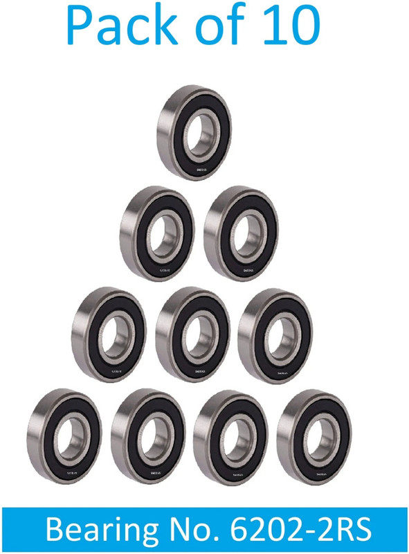 carsonia HCH BALL BEARING 6202 Double Shielded Miniature Ball Bearing Wheel Bearing
