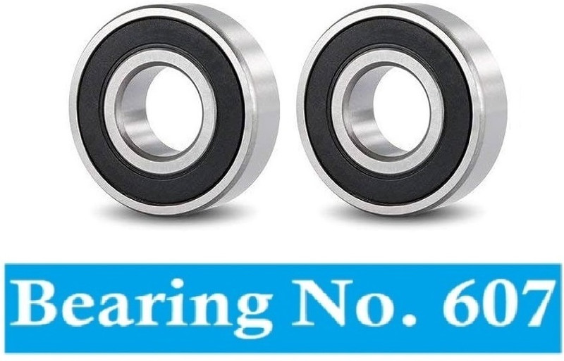 Sauran Pack Of 2 607 2RS Bearing With Inner 7MM And Outer 19MM Size (BR10) Wheel Bearing