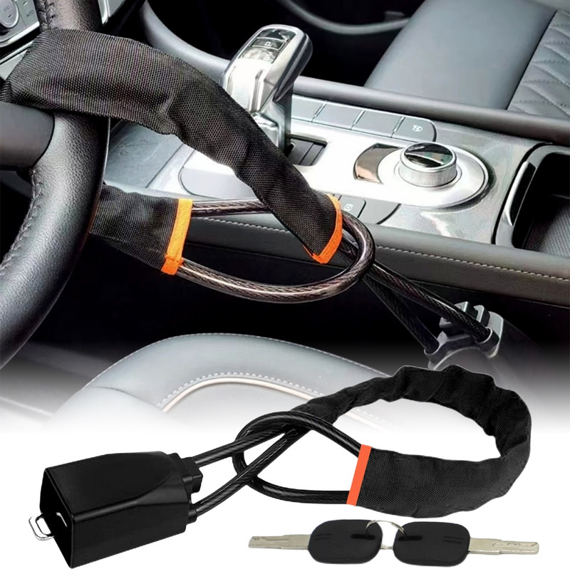 Selifaur Car Steering Wheel Lock Steering Wheel Lock Anti-Theft Device Wheel Lock