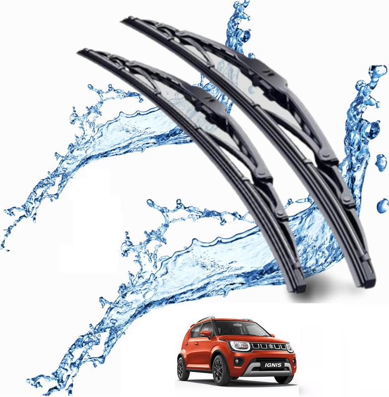 PwX METAL FRAME WIPER BLADE FOR IGNIS Windshield Wiper(92 cm, Passenger And Driver Side Wipers, Pack of: 2)