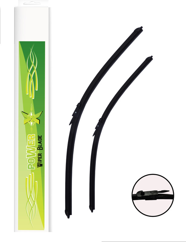 PwX Front Wiper Blade For Punto,Linea,Avventura Windshield Wiper(41 cm, Passenger And Driver Side Wipers, Pack of: 2)