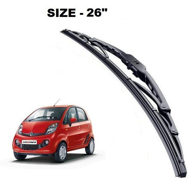 PwX METAL FRAME WIPER BLADE Windshield Wiper(66 cm, Driver Side Wiper, Pack of: 1)