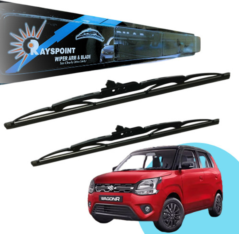 AUTOLIGHT Metal type wiper Blade Windshield Wiper(46 cm, Driver Side or Passenger Side)