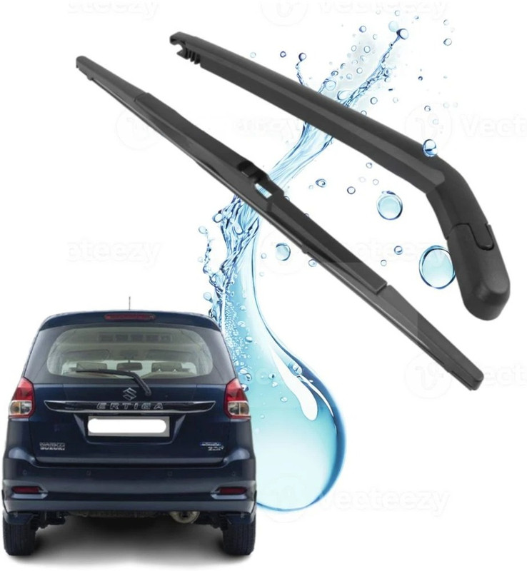 PwX REAR WIPER ARM BLADE ERTIGA OLD (2012-2017) Rear Window Wiper(30 cm, Driver Side Wiper, Pack of: 2)
