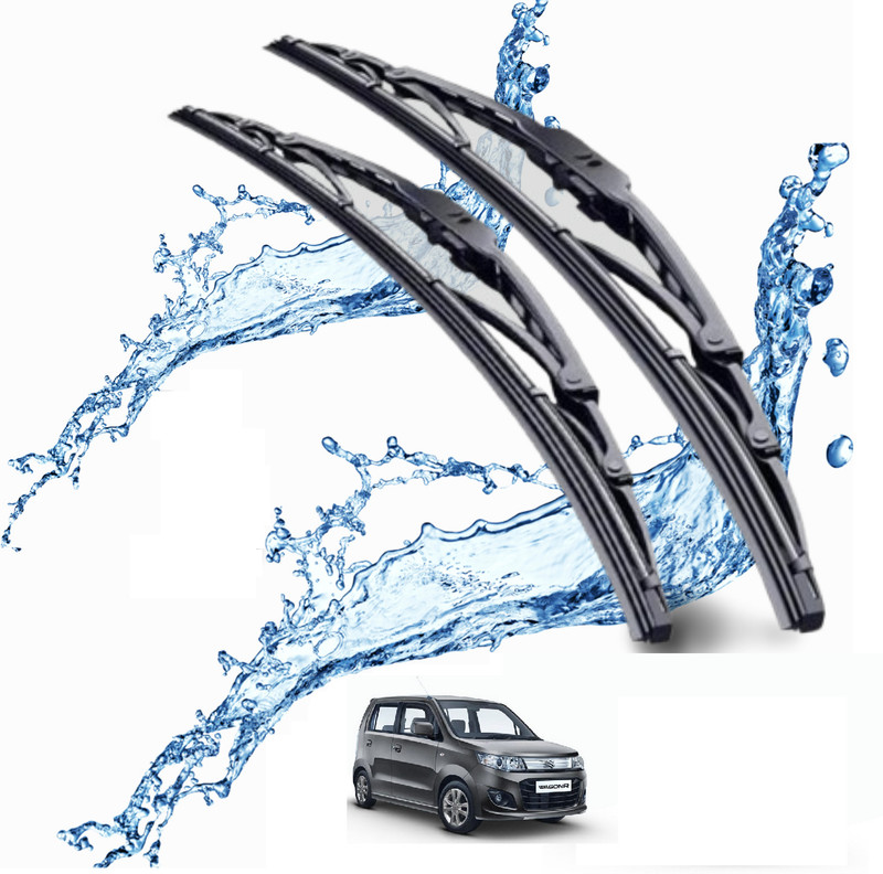PwX METAL FRAME WIPER BLADE FOR WAGON R NEW(2011-2018) Windshield Wiper(86 cm, Passenger And Driver Side Wipers, Pack of: 2)