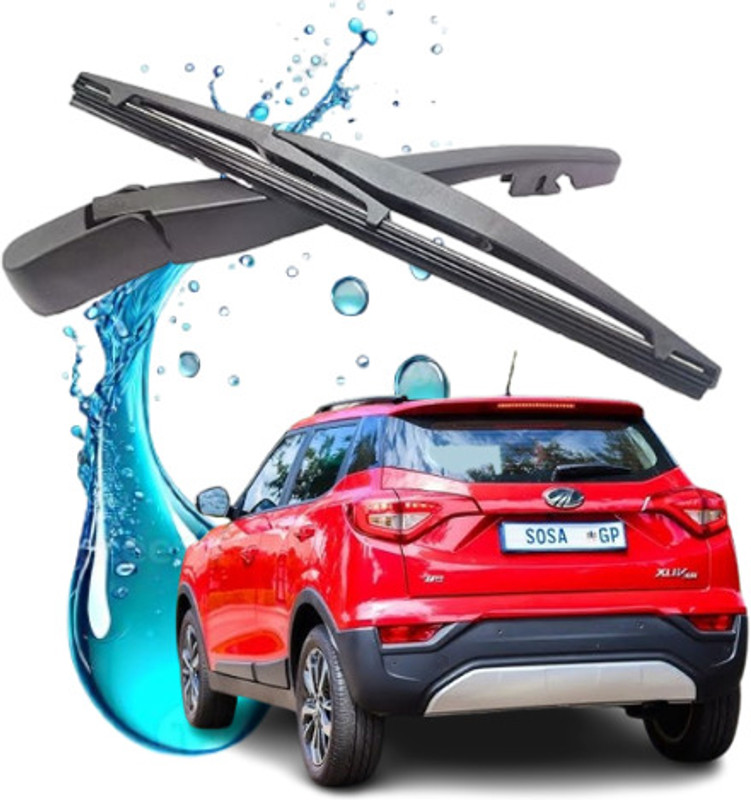 PwX REAR WIPER ARM BLADE XUV300 Rear Window Wiper(30 cm, Driver Side Wiper, Pack of: 2)