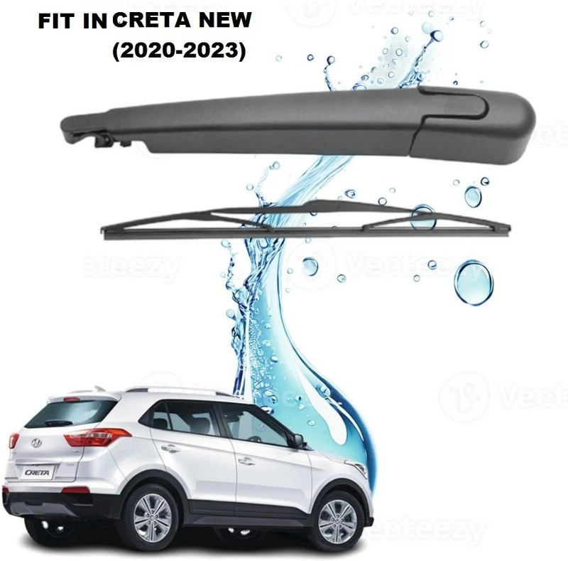 PwX REAR WIPER ARM BLADE CRETA NEW(2020-2023) Rear Window Wiper(30 cm, Driver Side Wiper)
