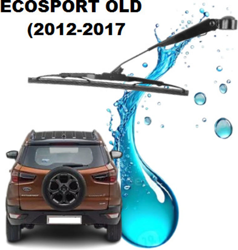 PwX REAR WIPER ARM BLADE ECOSPORT OLD(2012-2017) Rear Window Wiper(30 cm, Driver Side Wiper, Pack of: 2)