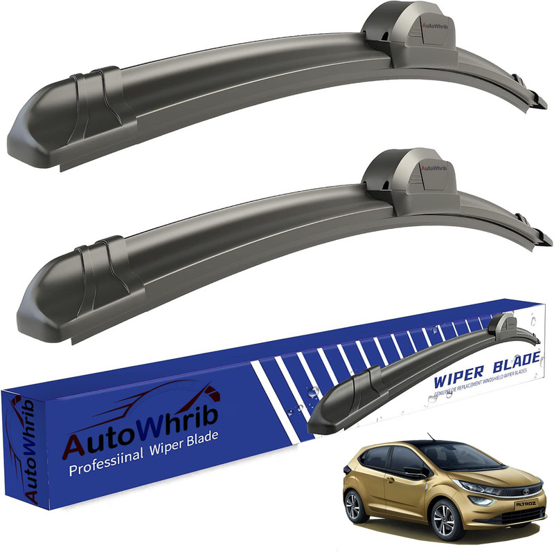 Autowhrib U Hook Banana Type,
Flat Frameless Wiper Blade Windshield Wiper(62 cm, Passenger And Driver Side Wipers, Pack of: 2)