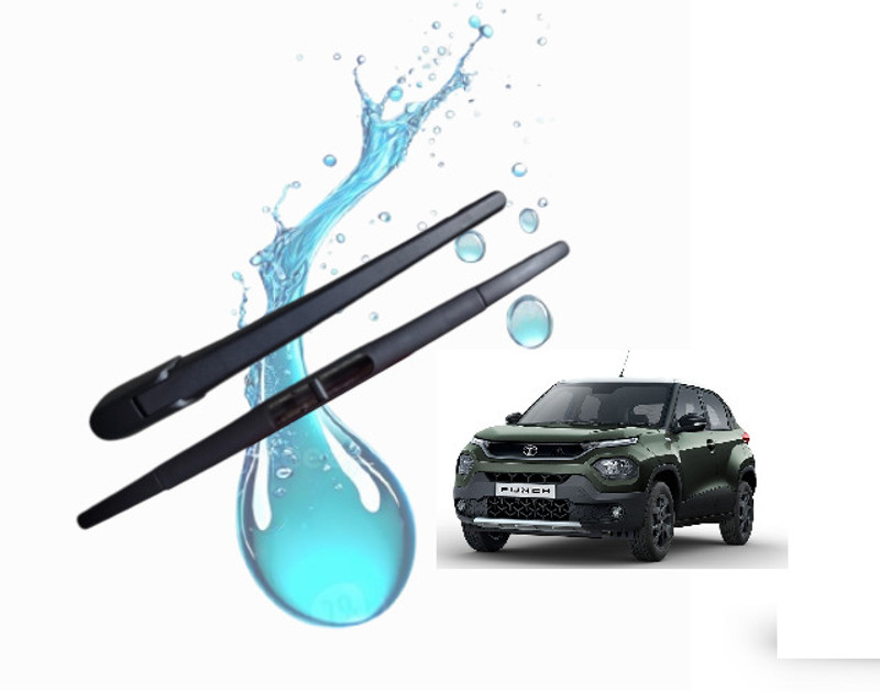 PwX REAR WIPER ARM BLADE PUNCH Rear Window Wiper(20 cm, Driver Side Wiper, Pack of: 2)