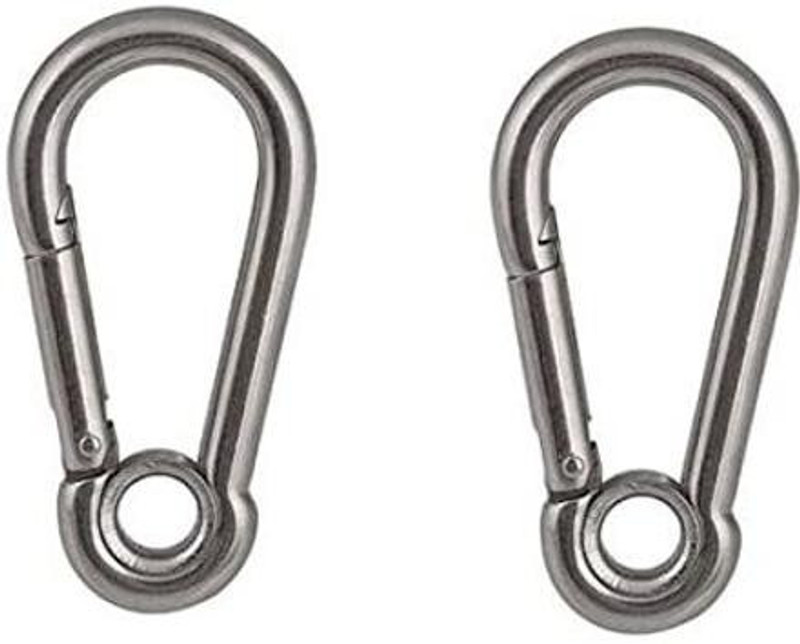Fitcozi Carabiner Locking Carabiner(Silver)
