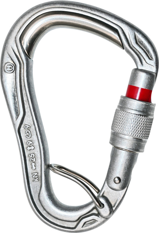 EDELRID HMS Bulletproof Screw FG Locking Carabiner(Green)