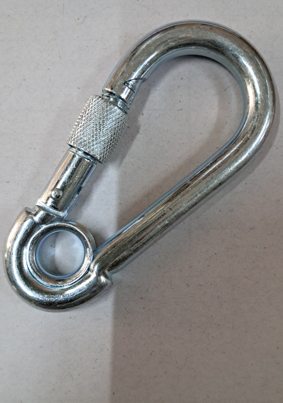 HMS ENTERPRISES Hms gym cabiner Locking Carabiner(Silver)