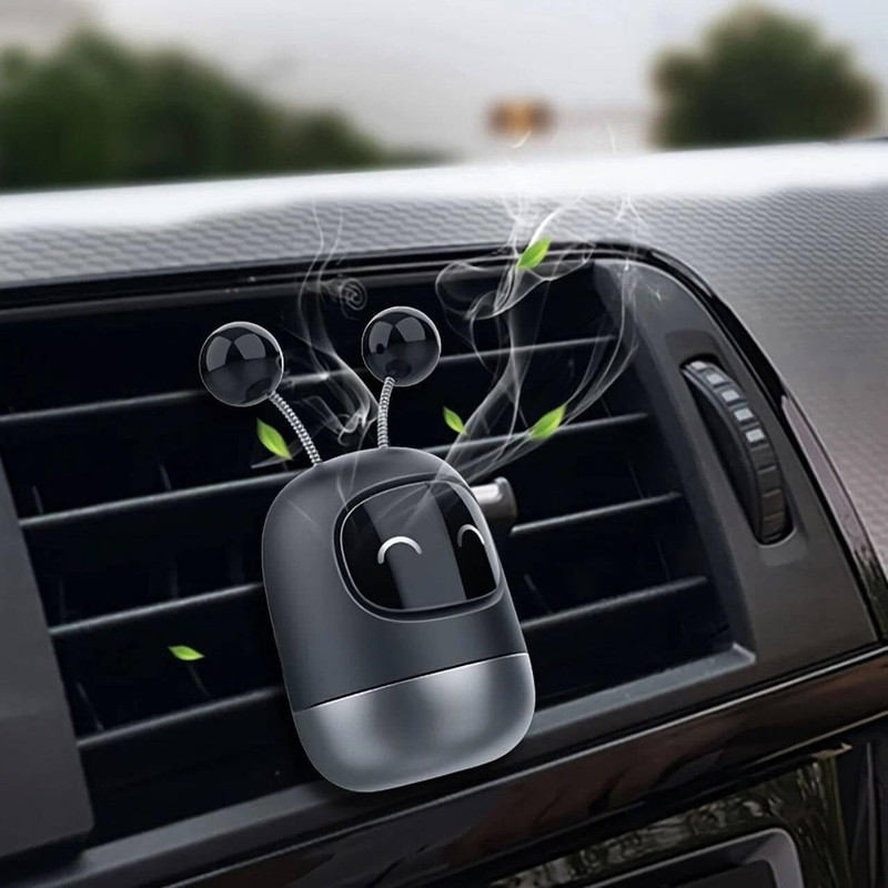 ASOMA Car Perfume Air Freshener Refill Cute Robot Car Perfume Air Freshener with Clip, Swing Tentacle Design Auto Air Vent(150 ml)