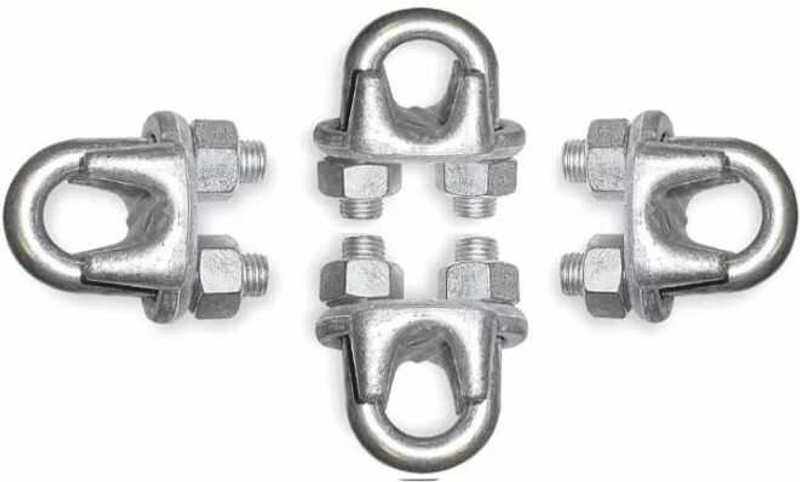 Tijarat Sports Machine Wire Lock For Multipurpose Use Locking Carabiner(Silver)