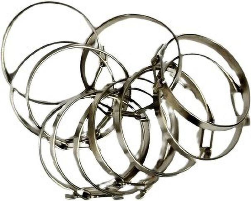 Smark S mark Multi multi storing hooks for women and men(12Pcz) Locking Carabiner(Silver)