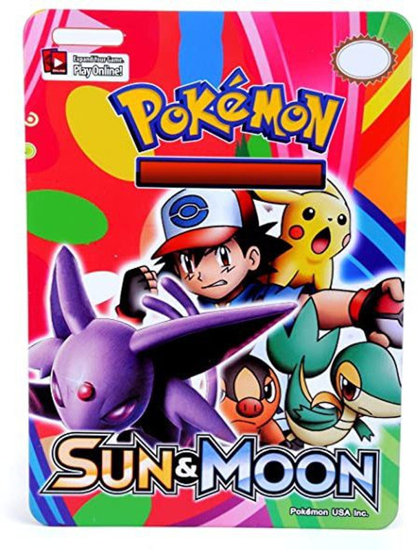 Honch Poke-Moon Sun & Moon Edition with 5 Booster Packs Card Game for Kids(Multicolor)