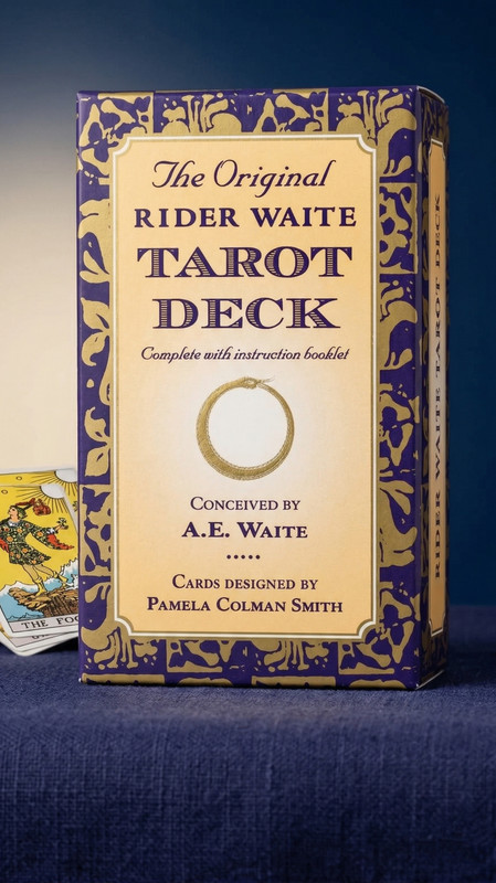 DivColl Original Rider Waite Tarot Deck with Guide Book | Classic Tarot Cards Set(Multicolor)