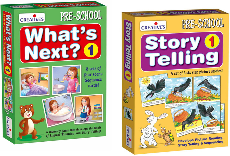 CREATIVE'S "Story Telling -1" + "What's Next-I"_(Combo Pack)(Multicolor)