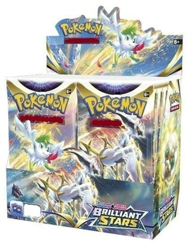 Honch Pokermen Sword & Shield Brillaint Star Booster Display Box(Multicolor)