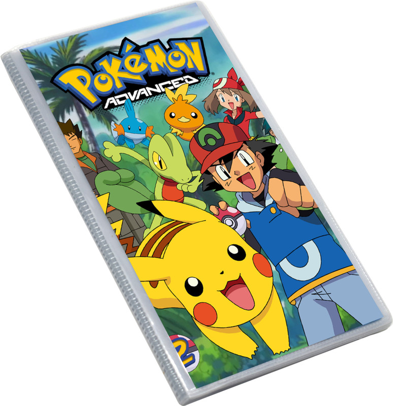 Craveon 3 Pocket Empty Card Binder for Poke-Mon Cards with 26 Pages for Kids(Multicolor)