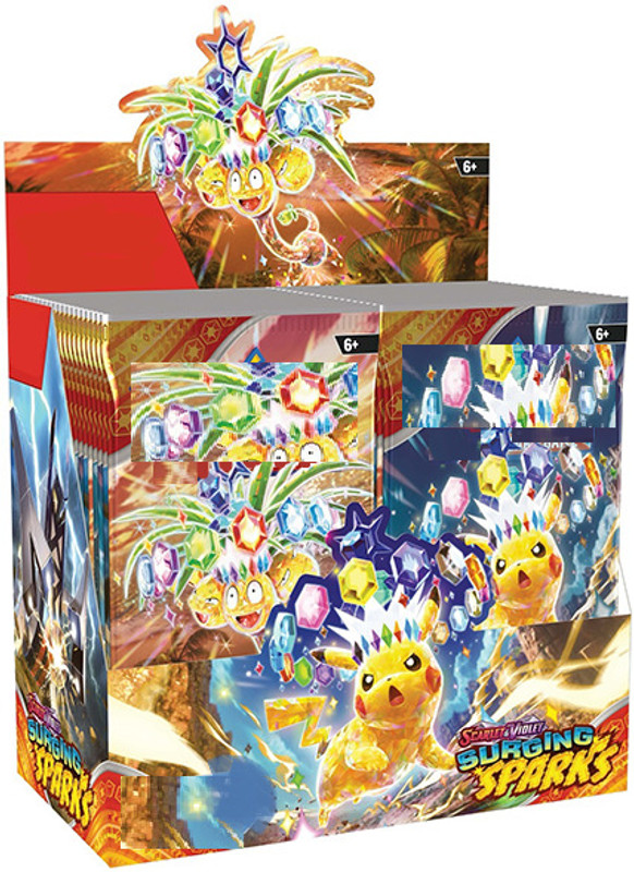 Peculiar Scarlet Violet Surging Spark 36 Piece Booster Pack with 288+ Playing Cards Game(Multicolor)