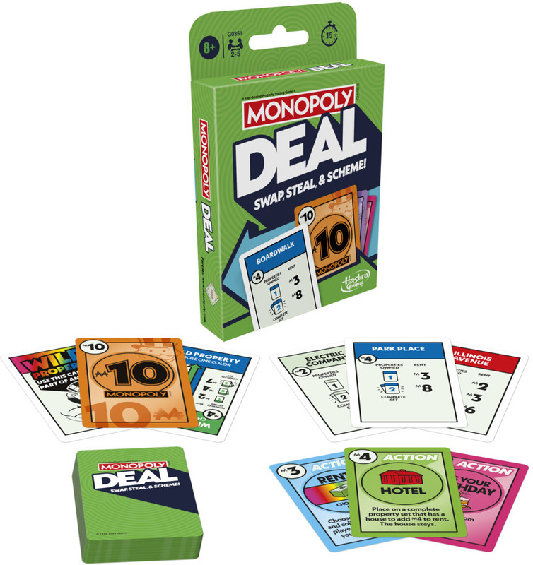 Monopoly Deal Card Game(Multicolor)