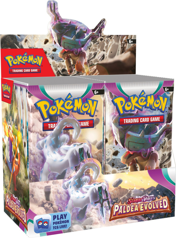 TCG Playing cards Scarlet & Violet 3 packs box set(Multicolor)