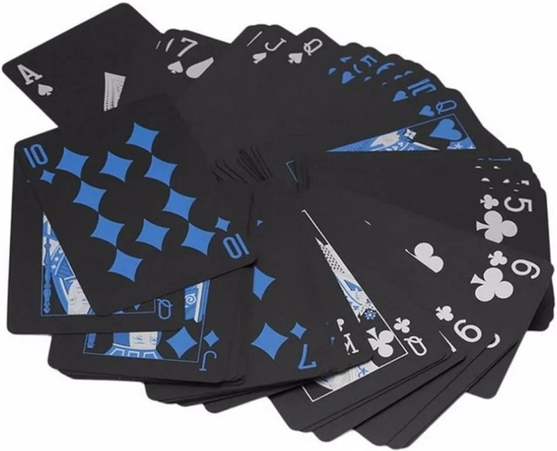 PopTheParty Black and blue playing card(Black)