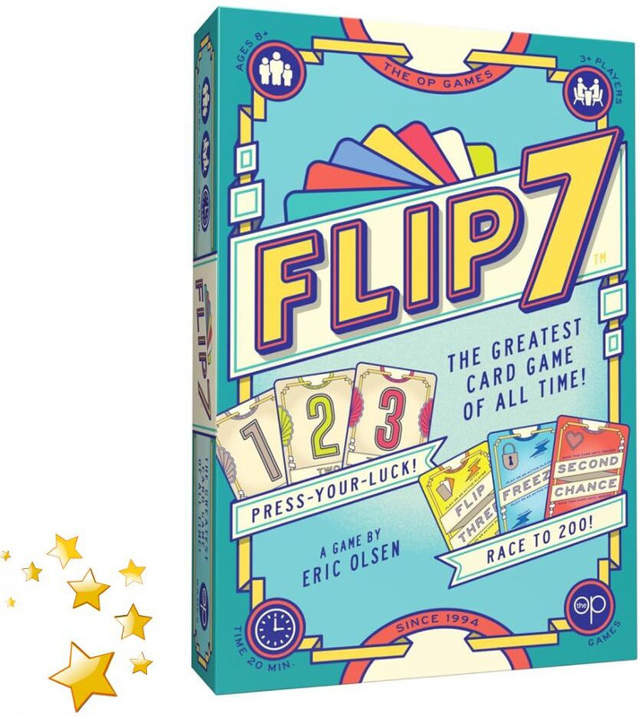 Magnemite FLIP 7 Strategy Card Game – Quick Play Fun Game for Family & Friends(Multicolor)
