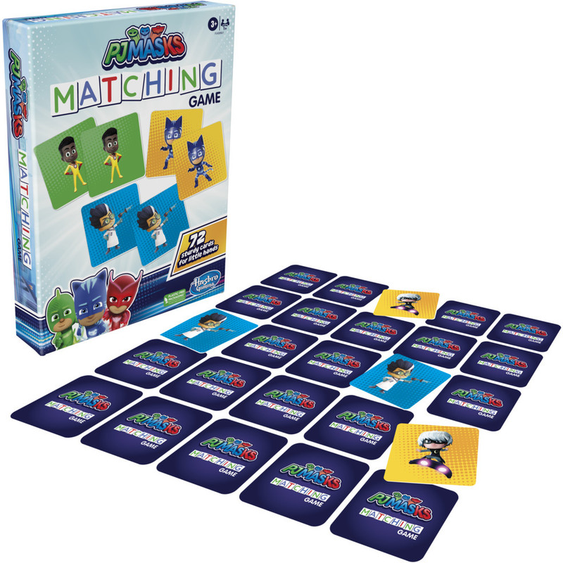 HASBRO GAMING Matching Game for Kids Ages 3 and Up, Fun Preschool Game for 1+ Players(Multicolor)